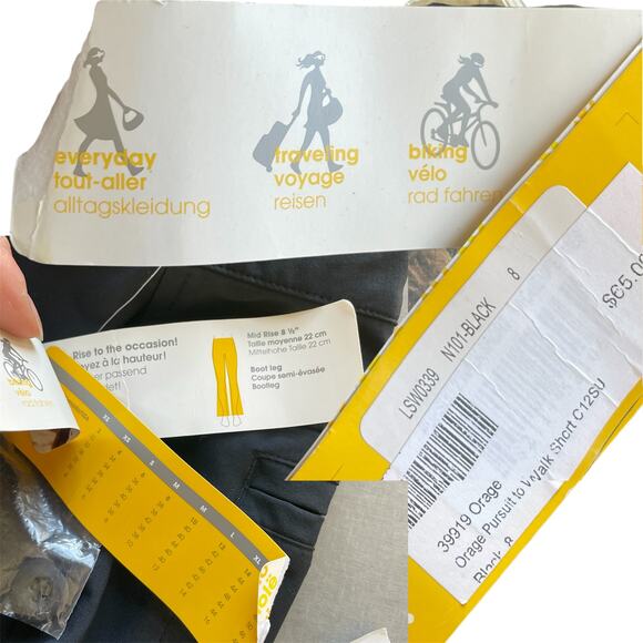 NWT Lole Womens Bermuda Shorts Active Golf Walking Biking Navy Size 8 MSRP $65 - Picture 6 of 6